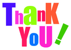 Thank You in colors